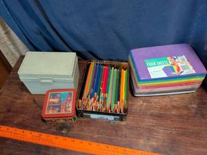 Art Supply Bundle with Colored Pencils and Foam Sheets