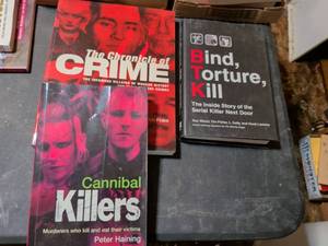 lot 92 image: True Crime and Serial Killer Book Collection