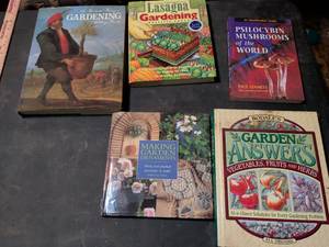 lot 93 image: Collection of Gardening and Mushroom Identification Books