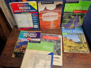 lot 134 image: Rand McNally Road Atlas and Map Collection Bundle