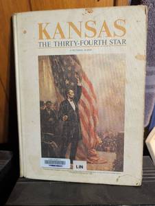 lot 139 image: Kansas The Thirty-Fourth Star Pictorial Album Hardcover Book