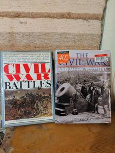 lot 145 image: Civil War History Books Set - Battles and Visual Encyclopedia