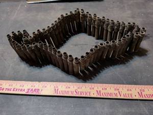 lot 174 image: Military Surplus Brass Bullet Cartridge Cases Collection