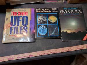 lot 200 image: Astronomy and UFO Science Book Collection - 3 Books