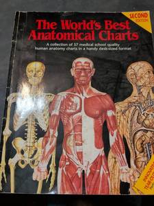 lot 212 image: The Worlds Best Anatomical Charts Second Edition - 37 Medical School Quality Human Anatomy Charts