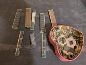 Amiga Computer Memory Modules and Electronic Components Lot