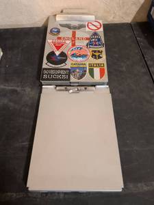 lot 227 image: 2 Metal clip boards