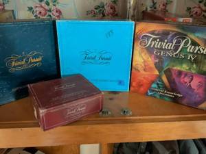 lot 241 image: Trivial Pursuit Board Game Collection - Multiple Editions