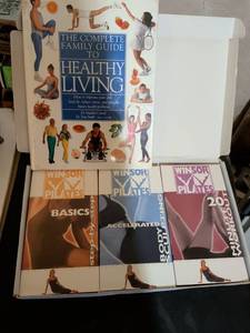 lot 255 image: Complete Family Guide to Healthy Living Book with Winsor Pilates DVD Set