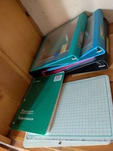 lot 286 image: Mixed Office Supplies and School Materials Bundle