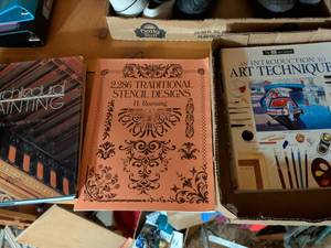 lot 287 image: Art Books and Stencil Design Collection