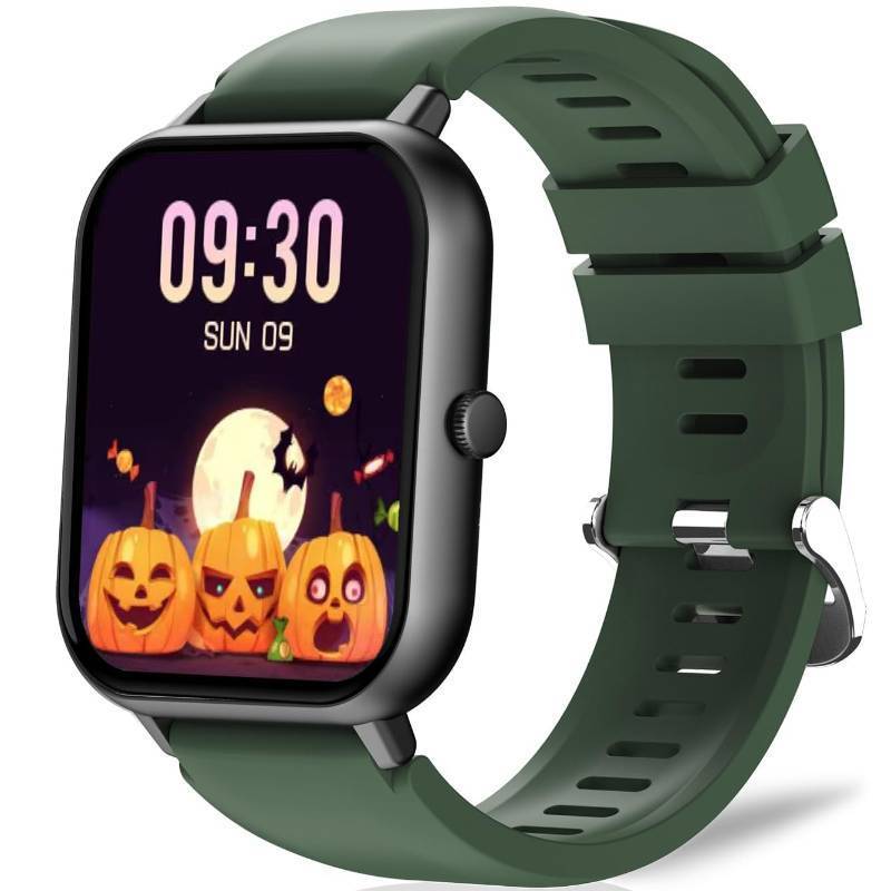 lot 2032 image: Chronex Smart Watch (AnswerMake Calls) 1.83 Fitness Tracker Heart Rate Blood Pressure Oxygen Sleep Monitor 200 Sport Modes Step Calories Trackers IP67 Waterproof Android iPhone Women Men (Green)