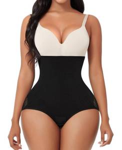 lot 2115 image: FeelinGirl Seamless Shapewear Frim Control Panties Slim Body Shaper for Women High Waist Enhancer Shorts Black XL - Retail $29