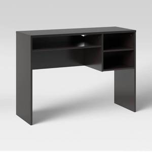 lot 1102 image: Student Writing Desk with Storage Black - Room Essentials - Retail $60
