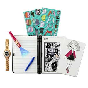 lot 1128 image: L.O.L. Surprise O.M.G. Fashion Journal Electronic Password Journal with Watch - Retail $70