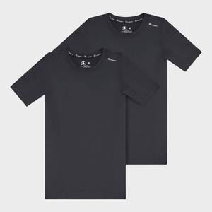 lot 1168 image: Champion Youth 2pk Compression T-Shirt - BlackBlack - XL - Retail $25
