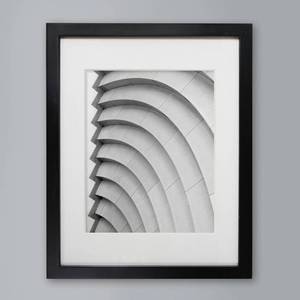 lot 1227 image: 11 x 14 Matted to 8 x 10 Single Picture Gallery Frame Black - Threshold Modern Wall Decor, Acid-Free Mat - Retail $30