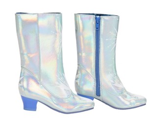 lot 1145 image: Disney Frozen Elsa Travel Boots 7-8 - Retail $25