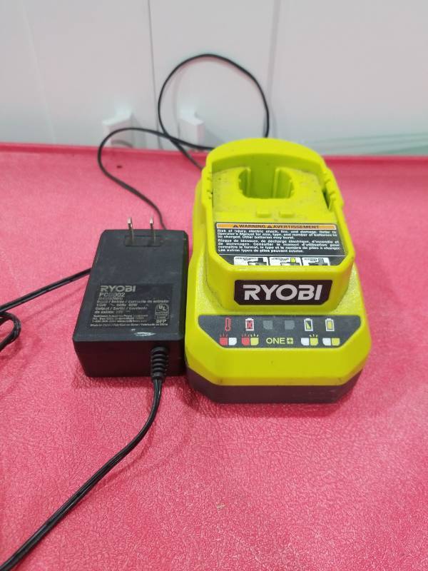 lot 3163 image: Ryobi ONE Battery Charger with Power Adapter