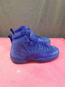lot 12 image: Air Jordan 12 Deep Royal Blue Basketball Shoes Size 4Y