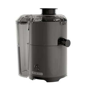 lot 3225 image: BLACKDECKER Fruit & Vegetable Juicer Extractor  400-Watt  Quiet  Black Plastic