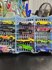 lot 3282 image: Toy Car Collection with Display Case