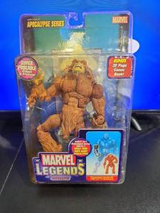 lot 3287 image: Marvel Legends Sasquatch Action Figure Apocalypse Series with Comic Book