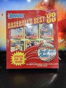 lot 3291 image: 1988 Donruss Baseballs Best Factory Sealed Set