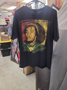 lot 4320 image: Bob Marley Get Up Stand Up Reggae T-Shirt Size Unknown