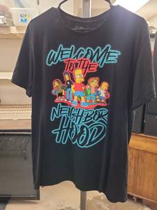 lot 4323 image: The Simpsons Welcome to the Neighborhood T-Shirt Size Large
