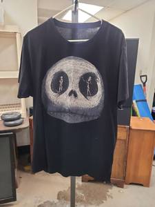 lot 4325 image: Nightmare Before Christmas Jack Skellington T-Shirt Size Large