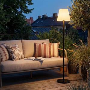 lot 5218 image: Dansny Solar Outdoor Floor Lamp with Light Sensor,SolarUSB Charging Outdoor Lamps for Patio Waterproof Rechargeable Floor Lamp Cordless Dimmable Warm White RGB LED Patio Lamp for Yard Garden Lawn. - Retail $80