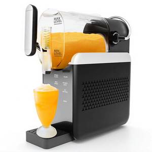 lot 5220 image: Slushie Machine for Home,Frozen Drink and Slushy Maker,240W Fast Make Slushy 5-10 Minutes,No Ice Needed, 6 Preset Programs Slushie Maker with Auto Clean,Frozen Margaritas, Frappas, Milkshake(Black) - Retail $169