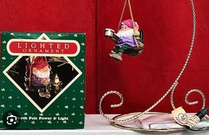 lot 2224 image: Hallmark Keepsake 1987 North Pole Power and Light Christmas Ornament