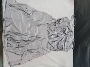 lot 2228 image: Black Two Piece Swimsuit with Tankini Top and Swim Skirt