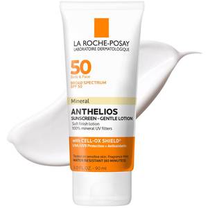 lot 2236 image: La Roche-Posay Anthelios Mineral Sunscreen SPF 50 Gentle Lotion, Broad Spectrum SPF  Antioxidants, Face & Body Sunscreen, Titanium Dioxide & Zinc Oxide, Oxybenzone Free, Oil Free
