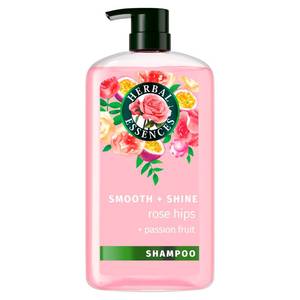 lot 2272 image: Herbal Essences Shampoo, Rose Hips  Passionfruit - Smooth Collection, Shiny Hair with Vitamin E & Jojoba, Safe for Color Treated Hair, Floral Scent, Cruelty-Free, Dermatologist-Tested, 29.2 Fl Oz