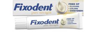 lot 2284 image: Fixodent Pure Strength Secure Denture Adhesive 2.4oz