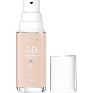 lot 2295 image: LOreal Paris True Match Super-Blendable Foundation, Medium Coverage Liquid Foundation Makeup, C1, Light, 1 Fl Oz