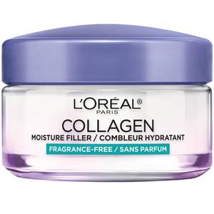 lot 2321 image: LOreal Paris Collagen Moisture Filler Facial Moisturizer, Anti Aging Face Cream, Non-Greasy Skin Care Formula For Up to 48HR Hydration, 1.7 oz