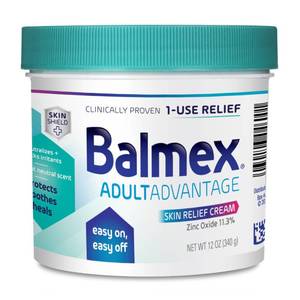 lot 2326 image: Balmex Adult Rash Relief Barrier Cream For Incontinence Care, Easy-On, Easy-Off, 12oz