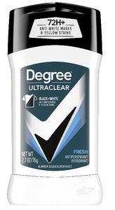 lot 2330 image: Degree UltraClear Mens Antiperspirant Deodorant Stick Fresh Scent 2.7oz