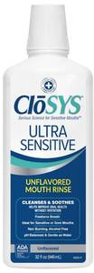 lot 2359 image: CloSYS Ultra Sensitive Mouthwash, 32 Oz, Alcohol Free Mouthwash, Unflavored Mouth Wash, Dye Free, pH Balanced, Helps Soothe Entire Mouth