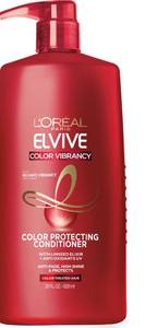 lot 2383 image: LOreal Paris Elvive Color Vibrancy Protecting Conditioner for Color Treated Hair, 28 Fl Oz