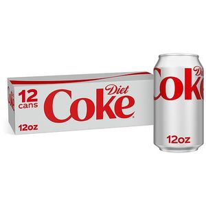 lot 2389 image: Diet Coke Soda Soft Drink, 12 fl oz, 12 Pack