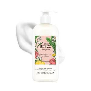 lot 2408 image: philosophy amazing grace bergamot firming body emulsion 16 fl oz - Retail $40