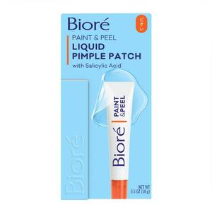 lot 2427 image: Biore Paint & Peel Liquid Pimple Patch, Invisible Pimple Patch with Salicylic Acid, Up to 100 Uses, .5 Oz