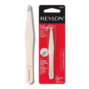 lot 2428 image: Revlon Designer Series Slant Tweezer, High Precision, Made With Long Lasting Stainless Steel, 1 Count