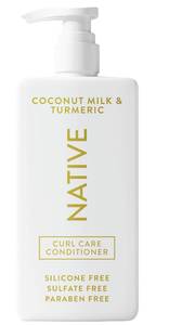 lot 2471 image: Native Coconut & Turmeric Conditioner Contain Naturally Derived Ingredients  All Hair Types, Color & Treated, Fine to Dry Damaged, Sulfate & Dye Free