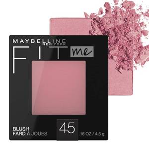 lot 2484 image: Maybelline Fit Me Blush, Lightweight, Smooth, Blendable, Long-lasting All-Day Face Enhancing Makeup Color, Plum, 1 Count